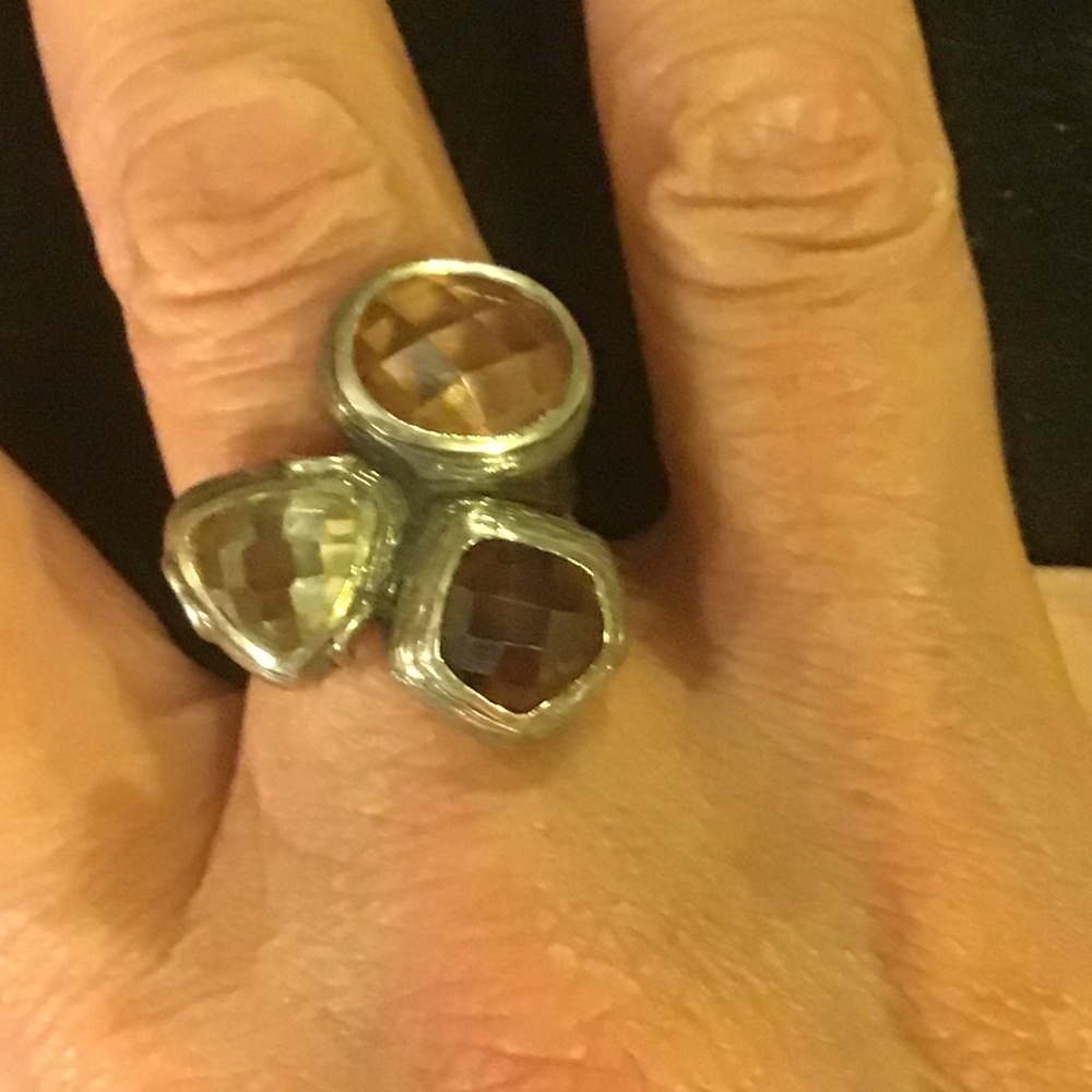 Multistone Sterling Silver Ring